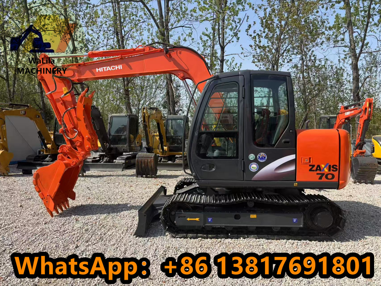 HITACHI ZX70 - Μίνι εκσκαφέας: φωτογραφία 1 HITACHI ZX70 - Μίνι εκσκαφέας: φωτογραφία 1