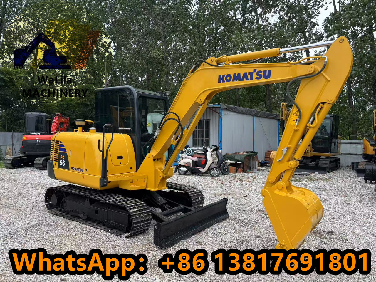 KOMATSU PC56-7 - Μίνι εκσκαφέας: φωτογραφία 2 KOMATSU PC56-7 - Μίνι εκσκαφέας: φωτογραφία 2