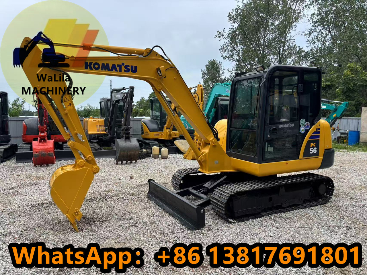 KOMATSU PC56 - Μίνι εκσκαφέας: φωτογραφία 4 KOMATSU PC56 - Μίνι εκσκαφέας: φωτογραφία 4