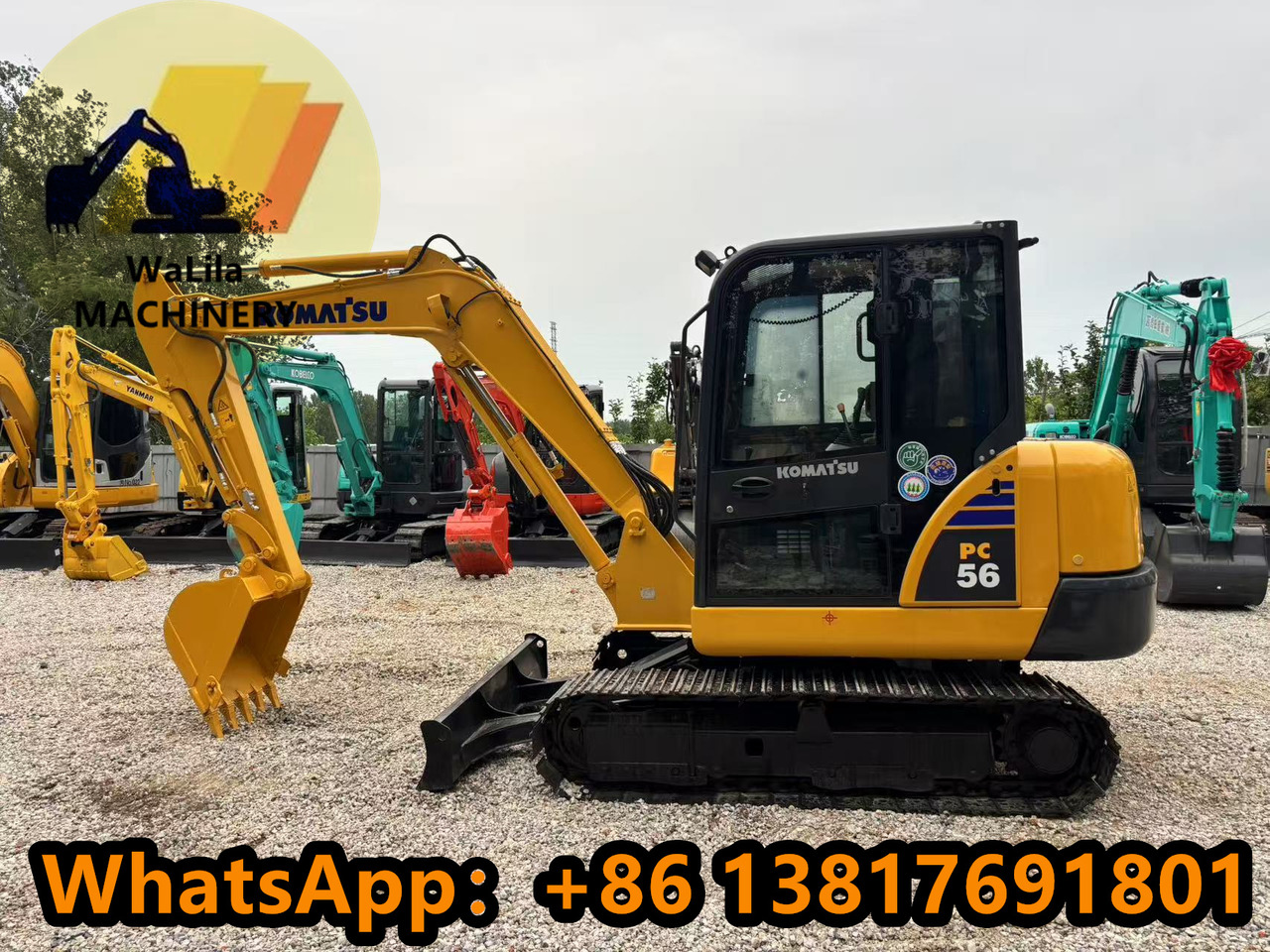 KOMATSU PC56 - Μίνι εκσκαφέας: φωτογραφία 5 KOMATSU PC56 - Μίνι εκσκαφέας: φωτογραφία 5