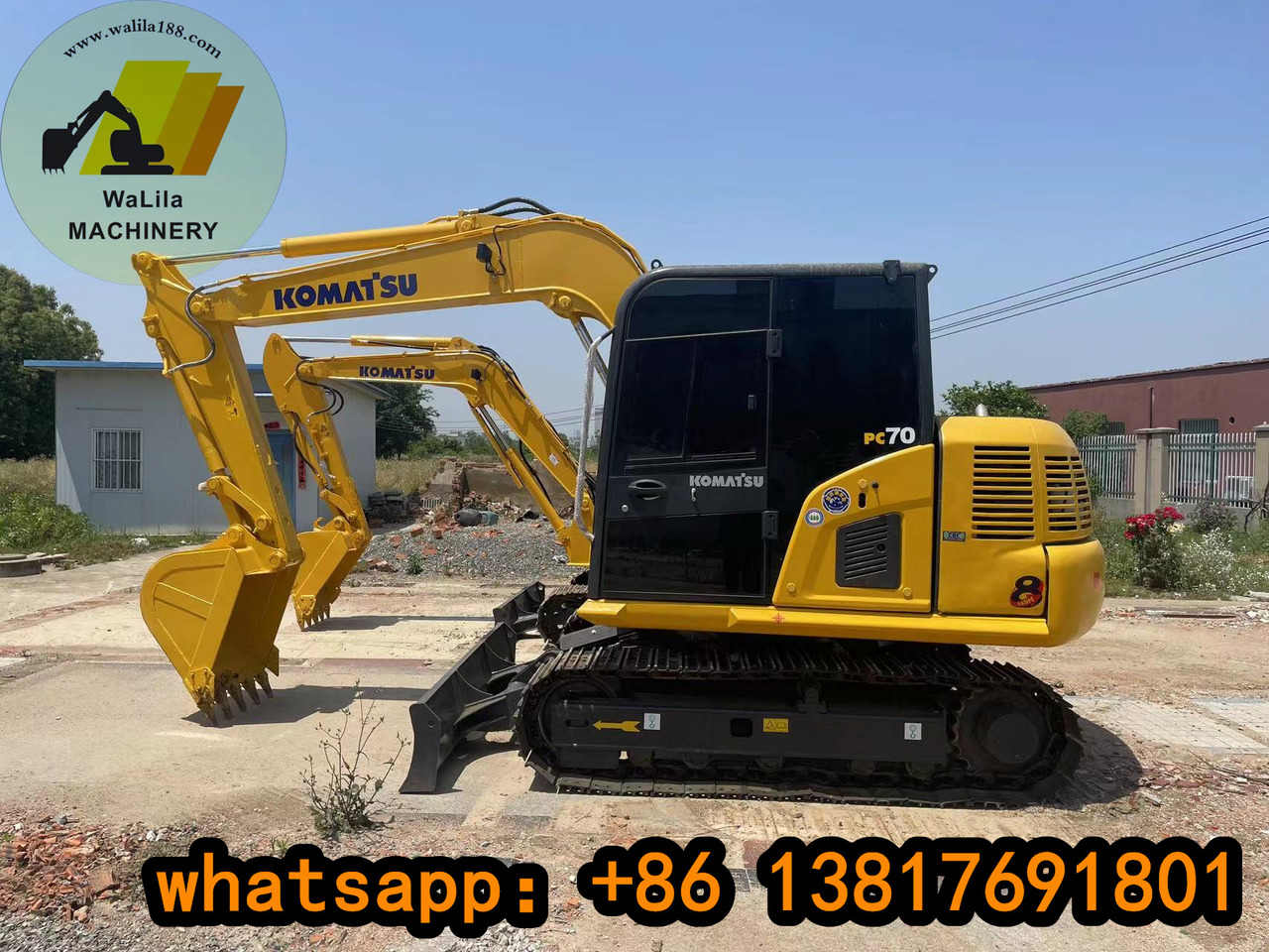 KOMATSU PC70-8 - Μίνι εκσκαφέας: φωτογραφία 1 KOMATSU PC70-8 - Μίνι εκσκαφέας: φωτογραφία 1