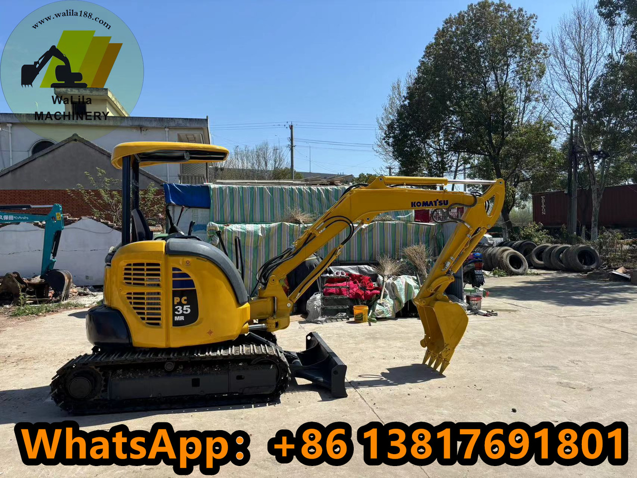 KOMATSU Pc35 - Μίνι εκσκαφέας: φωτογραφία 5 KOMATSU Pc35 - Μίνι εκσκαφέας: φωτογραφία 5