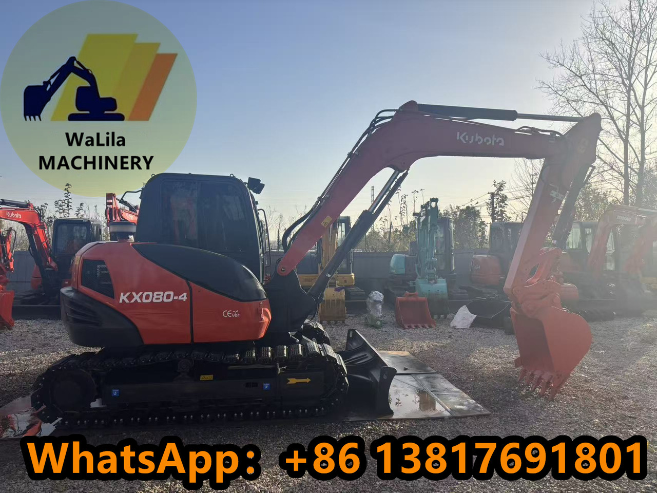 KUBOTA KX080-4 - Μίνι εκσκαφέας: φωτογραφία 1 KUBOTA KX080-4 - Μίνι εκσκαφέας: φωτογραφία 1