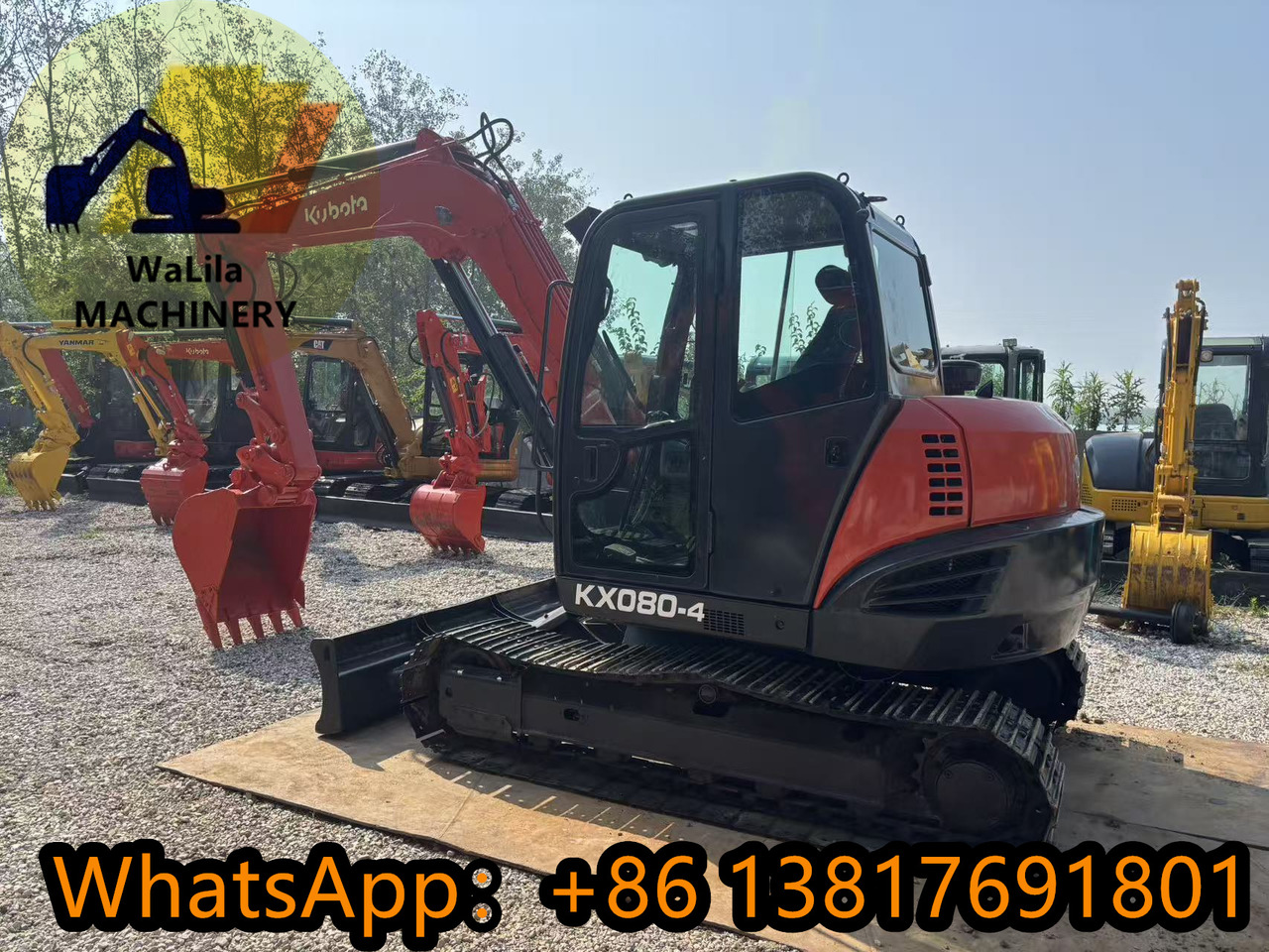 KUBOTA KX080-4 - Μίνι εκσκαφέας: φωτογραφία 4 KUBOTA KX080-4 - Μίνι εκσκαφέας: φωτογραφία 4