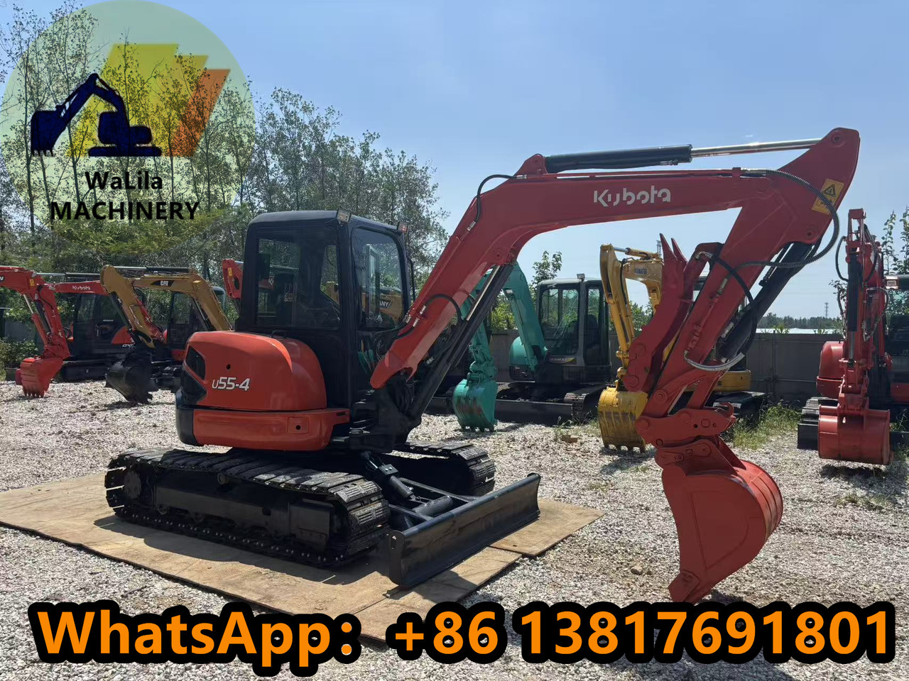 KUBOTA U55-4 - Μίνι εκσκαφέας: φωτογραφία 1 KUBOTA U55-4 - Μίνι εκσκαφέας: φωτογραφία 1