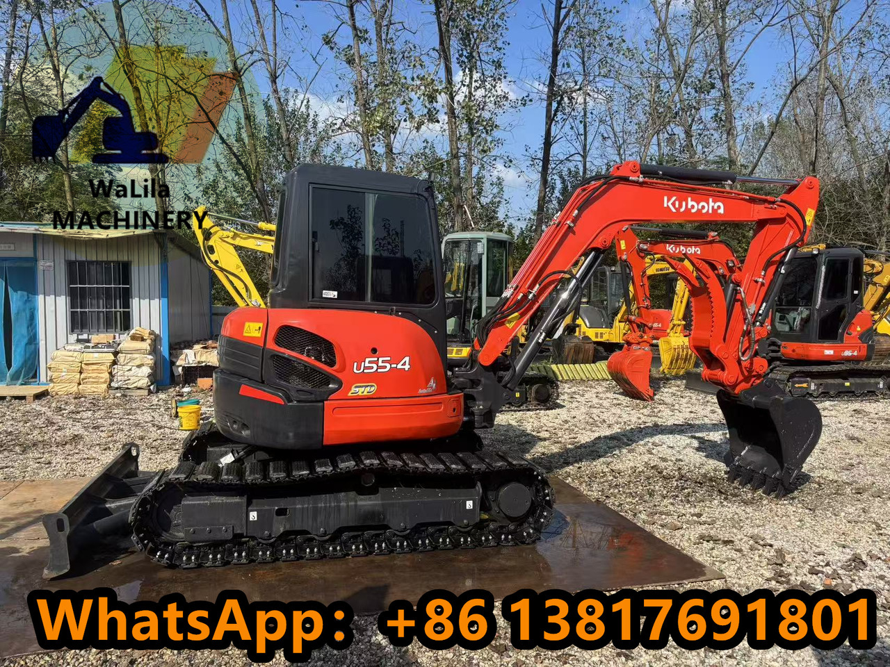 KUBOTA U55-4 - Μίνι εκσκαφέας: φωτογραφία 1 KUBOTA U55-4 - Μίνι εκσκαφέας: φωτογραφία 1