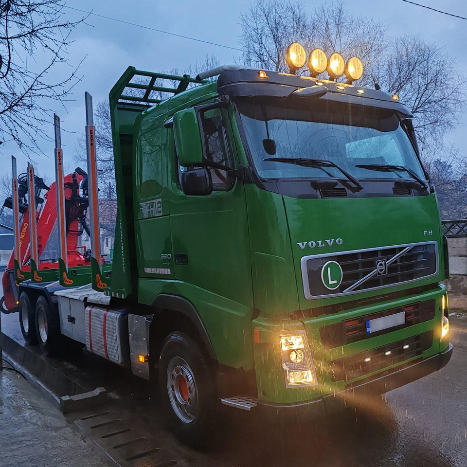 VOLVO FH12 - Φορτηγό ξυλείας, Φορτηγό με γερανό: φωτογραφία 1 VOLVO FH12 - Φορτηγό ξυλείας, Φορτηγό με γερανό: φωτογραφία 1