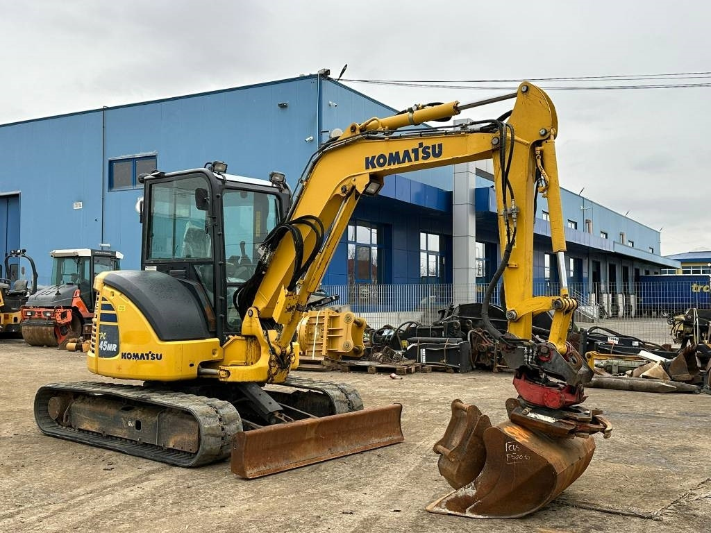 Komatsu PC 45 MR + RototiltRT20B - Μίνι εκσκαφέας: φωτογραφία 4 Komatsu PC 45 MR + RototiltRT20B - Μίνι εκσκαφέας: φωτογραφία 4