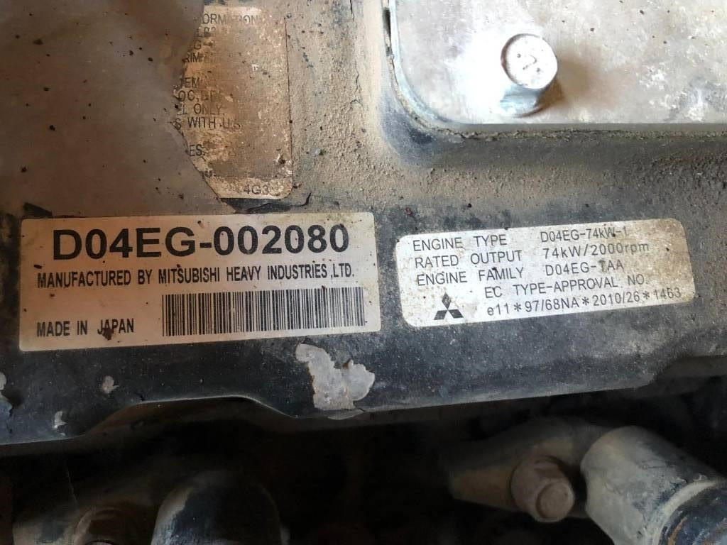 Mitsubishi D04EG-TAA ENGINE - Κινητήρας για Κατασκευή μηχανήματα: φωτογραφία 3 Mitsubishi D04EG-TAA ENGINE - Κινητήρας για Κατασκευή μηχανήματα: φωτογραφία 3