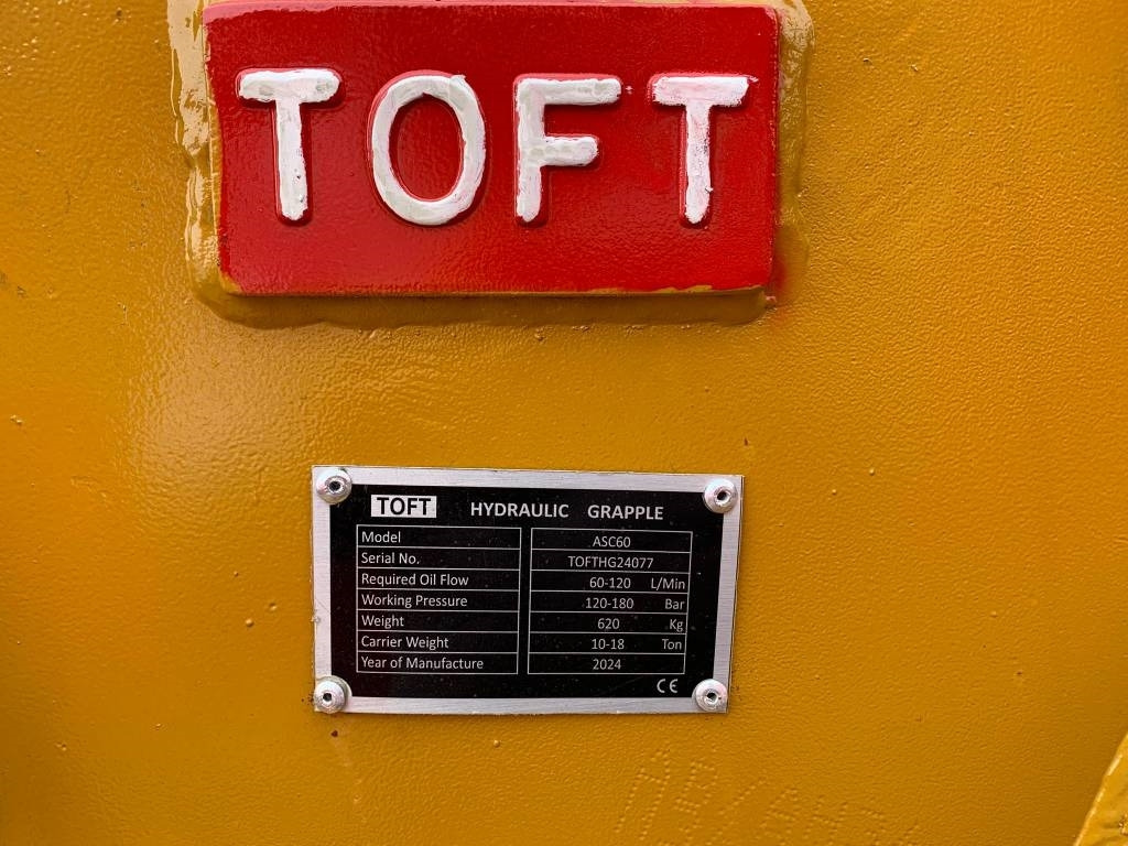 Toft ASC60 - Αρπάγη για Κατασκευή μηχανήματα: φωτογραφία 4 Toft ASC60 - Αρπάγη για Κατασκευή μηχανήματα: φωτογραφία 4