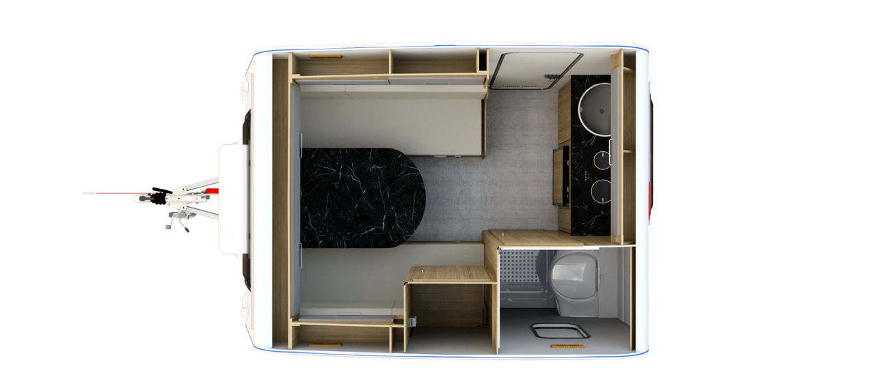 Niewiadów N126 NTL SPRINT 3 person 750kg NTL-SPRINT best price - Ρυμουλκούμενο τροχόσπιτο: φωτογραφία 3 Niewiadów N126 NTL SPRINT 3 person 750kg NTL-SPRINT best price - Ρυμουλκούμενο τροχόσπιτο: φωτογραφία 3