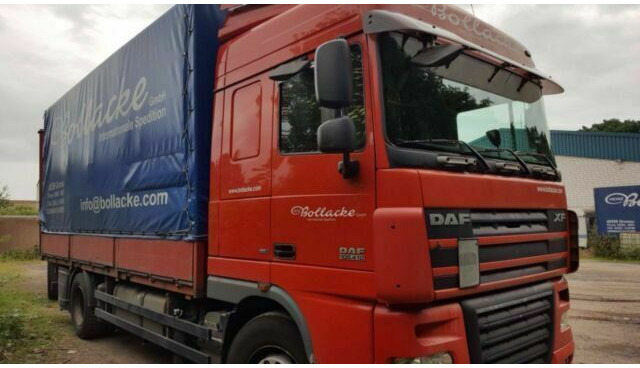 DAF 105-410 XF Plane Spriegel German Truck - Φορτηγό μουσαμάς: φωτογραφία 1 DAF 105-410 XF Plane Spriegel German Truck - Φορτηγό μουσαμάς: φωτογραφία 1