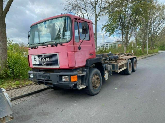 MAN 26.372K 6x4 Abrollkipper AHK Blatt/Blatt - Φορτηγό φόρτωσης γάντζου: φωτογραφία 1 MAN 26.372K 6x4 Abrollkipper AHK Blatt/Blatt - Φορτηγό φόρτωσης γάντζου: φωτογραφία 1