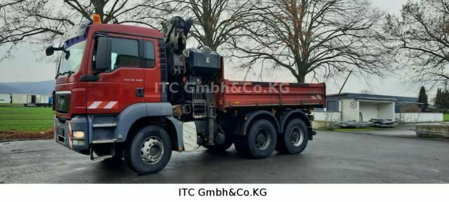 MAN 26.440TGS Kipper+Kran Meiller/Stahl - Φορτηγό ανατρεπόμενο, Φορτηγό με γερανό: φωτογραφία 1 MAN 26.440TGS Kipper+Kran Meiller/Stahl - Φορτηγό ανατρεπόμενο, Φορτηγό με γερανό: φωτογραφία 1