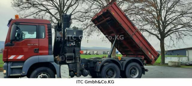 MAN 26.440TGS Kipper+Kran Meiller/Stahl - Φορτηγό ανατρεπόμενο, Φορτηγό με γερανό: φωτογραφία 5 MAN 26.440TGS Kipper+Kran Meiller/Stahl - Φορτηγό ανατρεπόμενο, Φορτηγό με γερανό: φωτογραφία 5