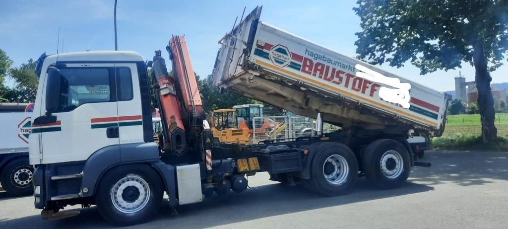MAN TGS 26.400 Kipper Mit Kran/Funk - Φορτηγό ανατρεπόμενο, Φορτηγό με γερανό: φωτογραφία 3 MAN TGS 26.400 Kipper Mit Kran/Funk - Φορτηγό ανατρεπόμενο, Φορτηγό με γερανό: φωτογραφία 3