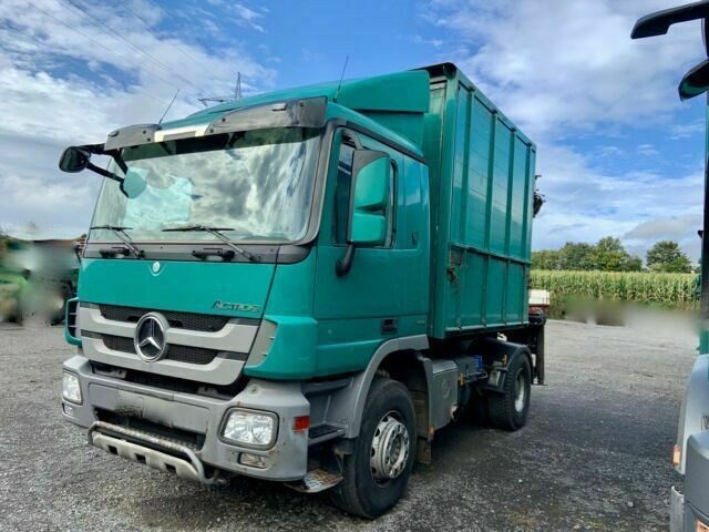 Mercedes-Benz 1844K 4x2 Kipper mit Kran Blattgefedert - Φορτηγό ανατρεπόμενο, Φορτηγό με γερανό: φωτογραφία 1 Mercedes-Benz 1844K 4x2 Kipper mit Kran Blattgefedert - Φορτηγό ανατρεπόμενο, Φορτηγό με γερανό: φωτογραφία 1