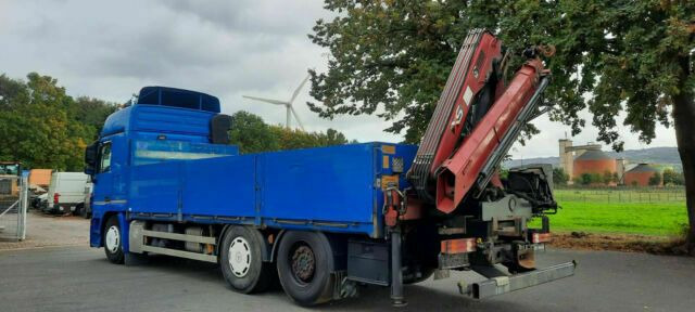 Mercedes-Benz 2544 Pritsche mit Kran Hiab XS am Heck - Φορτηγό με ανοιχτή καρότσα, Φορτηγό με γερανό: φωτογραφία 3 Mercedes-Benz 2544 Pritsche mit Kran Hiab XS am Heck - Φορτηγό με ανοιχτή καρότσα, Φορτηγό με γερανό: φωτογραφία 3