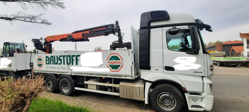 Mercedes-Benz 2545 Actros Pritsche Kran Palfinger PK21001 - Φορτηγό με ανοιχτή καρότσα, Φορτηγό με γερανό: φωτογραφία 3 Mercedes-Benz 2545 Actros Pritsche Kran Palfinger PK21001 - Φορτηγό με ανοιχτή καρότσα, Φορτηγό με γερανό: φωτογραφία 3