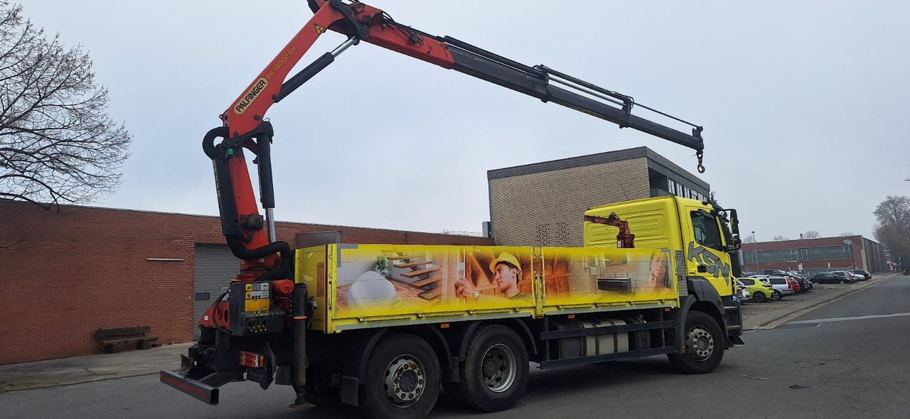 Mercedes-Benz 2636 Axor 3-Achser 6x2 mit Kran PK14002+Funk - Φορτηγό με ανοιχτή καρότσα, Φορτηγό με γερανό: φωτογραφία 3 Mercedes-Benz 2636 Axor 3-Achser 6x2 mit Kran PK14002+Funk - Φορτηγό με ανοιχτή καρότσα, Φορτηγό με γερανό: φωτογραφία 3