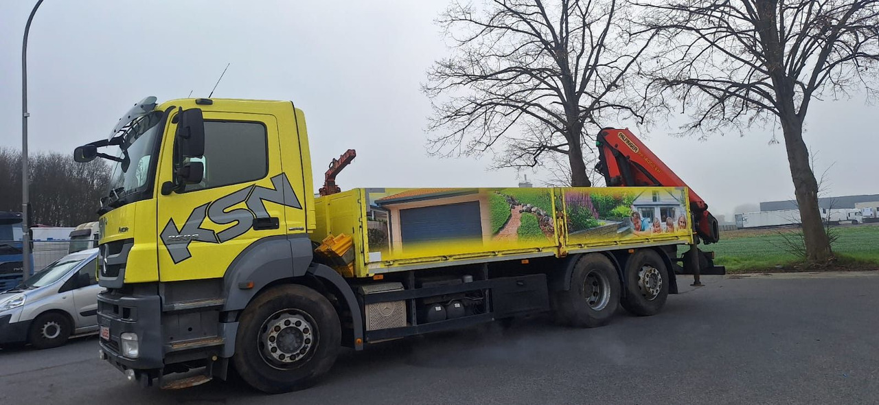 Mercedes-Benz 2636 Axor 3-Achser 6x2 mit Kran PK14002+Funk - Φορτηγό με ανοιχτή καρότσα, Φορτηγό με γερανό: φωτογραφία 2 Mercedes-Benz 2636 Axor 3-Achser 6x2 mit Kran PK14002+Funk - Φορτηγό με ανοιχτή καρότσα, Φορτηγό με γερανό: φωτογραφία 2