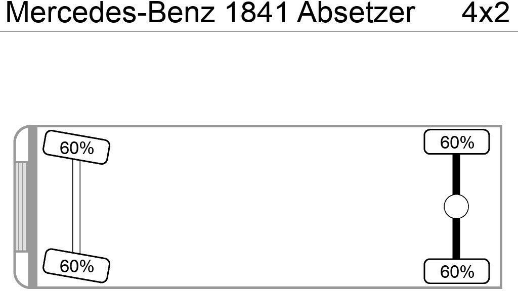 Mercedes-Benz 2641 Absetzer 6x2 Blatt/Luft Klima AHK - Φορτηγό ανατρεπόμενο: φωτογραφία 4 Mercedes-Benz 2641 Absetzer 6x2 Blatt/Luft Klima AHK - Φορτηγό ανατρεπόμενο: φωτογραφία 4