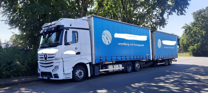 Mercedes-Benz 2642 Jumbozug Mit Hänger - Φορτηγό μουσαμάς: φωτογραφία 4 Mercedes-Benz 2642 Jumbozug Mit Hänger - Φορτηγό μουσαμάς: φωτογραφία 4
