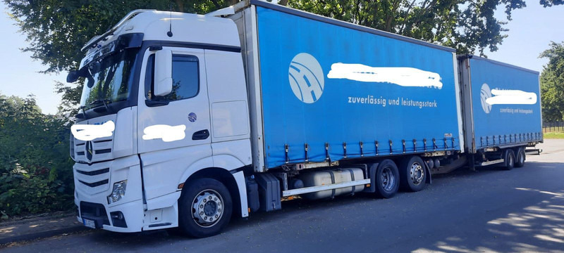Mercedes-Benz 2642 Jumbozug Mit Hänger - Φορτηγό μουσαμάς: φωτογραφία 1 Mercedes-Benz 2642 Jumbozug Mit Hänger - Φορτηγό μουσαμάς: φωτογραφία 1