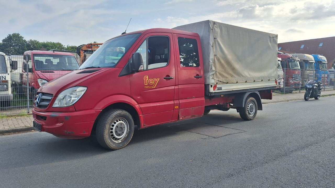 Mercedes-Benz 319 Doka - Επαγγελματικό αυτοκίνητο με μουσαμά, Διπλοκάμπινο ελαφρύ επαγγελματικό: φωτογραφία 2 Mercedes-Benz 319 Doka - Επαγγελματικό αυτοκίνητο με μουσαμά, Διπλοκάμπινο ελαφρύ επαγγελματικό: φωτογραφία 2