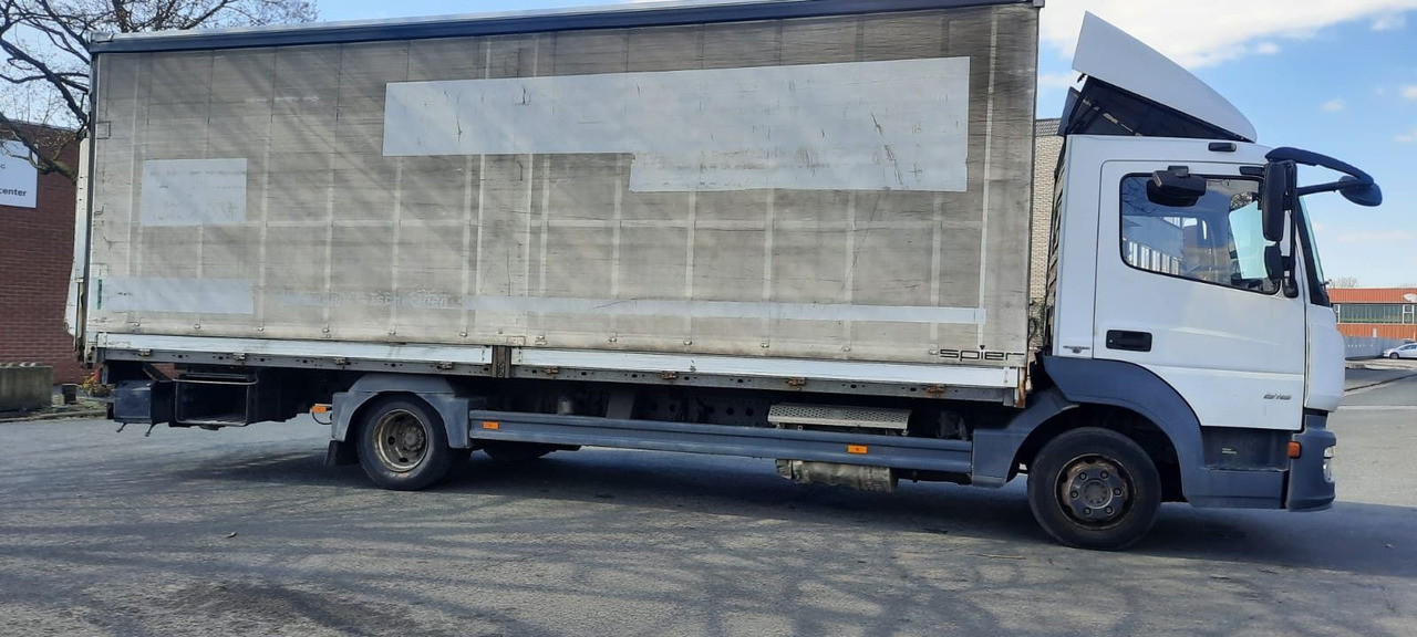 Mercedes-Benz 816 Atego 4x2 Plane Spriegel Klima - Επαγγελματικό αυτοκίνητο με μουσαμά: φωτογραφία 1 Mercedes-Benz 816 Atego 4x2 Plane Spriegel Klima - Επαγγελματικό αυτοκίνητο με μουσαμά: φωτογραφία 1