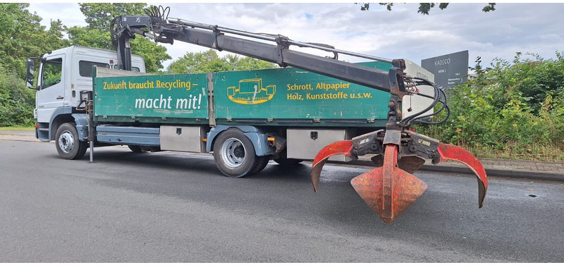 Mercedes-Benz Atego 1529 - Φορτηγό με ανοιχτή καρότσα, Φορτηγό με γερανό: φωτογραφία 2 Mercedes-Benz Atego 1529 - Φορτηγό με ανοιχτή καρότσα, Φορτηγό με γερανό: φωτογραφία 2