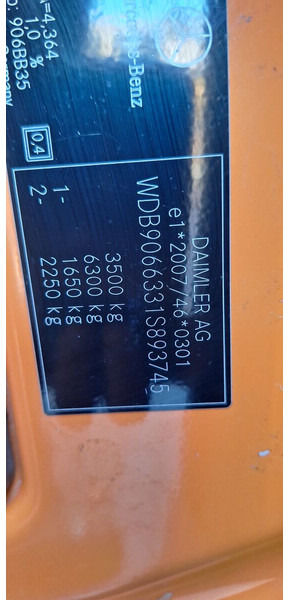 Μίσθωση Mercedes-Benz Sprinter 313 CDI Mercedes-Benz Sprinter 313 CDI: φωτογραφία 8