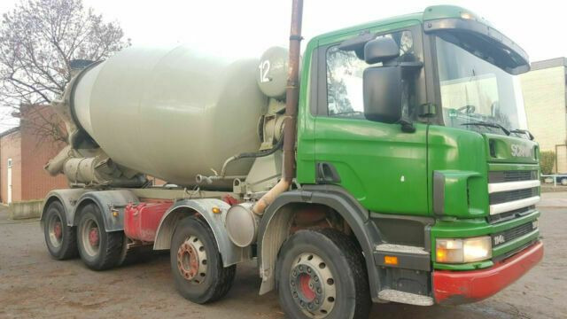 Scania 124-380PS 8x4 9-Qubik Stetter Euro:4 ZF-Schalte - Μπετονιέρα φορτηγό: φωτογραφία 1 Scania 124-380PS 8x4 9-Qubik Stetter Euro:4 ZF-Schalte - Μπετονιέρα φορτηγό: φωτογραφία 1