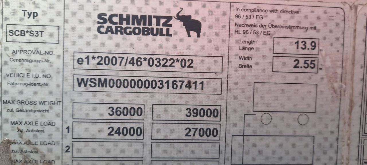 Schmitz Cargobull SCS 24 Plane Spriegel - Επικαθήμενο κουρτίνα: φωτογραφία 5 Schmitz Cargobull SCS 24 Plane Spriegel - Επικαθήμενο κουρτίνα: φωτογραφία 5