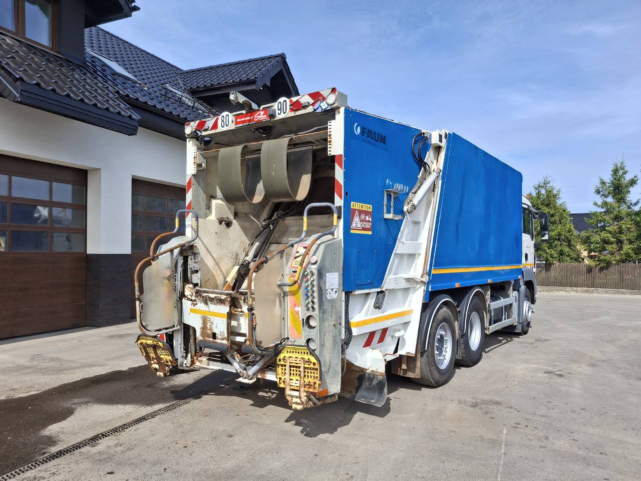 MAN MAN TGS 28.360 Śmieciarka Müllwagen Garbage Truck FAUN 3 Osie - Απορριμματοφόρο: φωτογραφία 5 MAN MAN TGS 28.360 Śmieciarka Müllwagen Garbage Truck FAUN 3 Osie - Απορριμματοφόρο: φωτογραφία 5