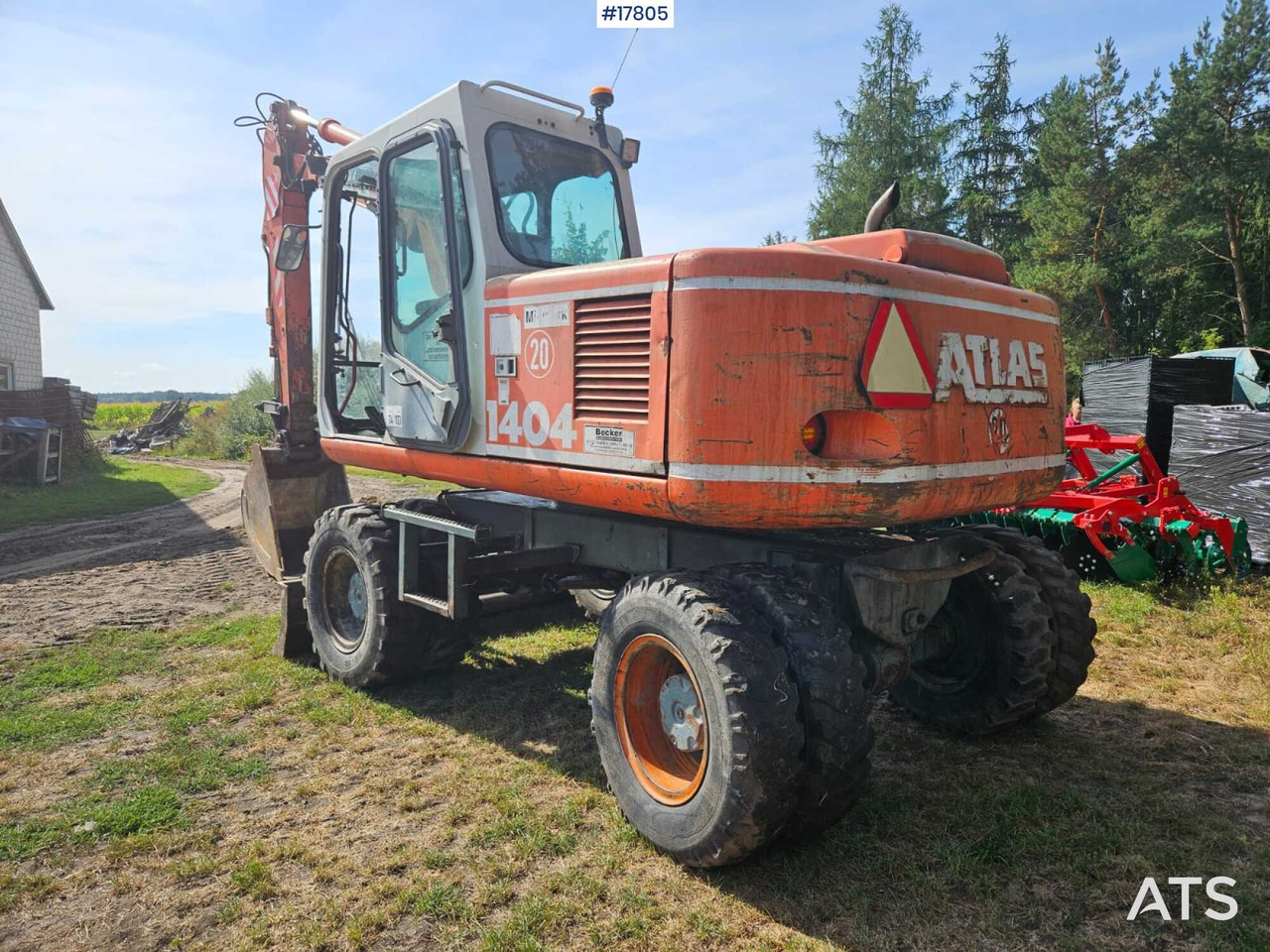 1995 Atlas 1404 - Τροχοφόρος εκσκαφέας: φωτογραφία 5 1995 Atlas 1404 - Τροχοφόρος εκσκαφέας: φωτογραφία 5