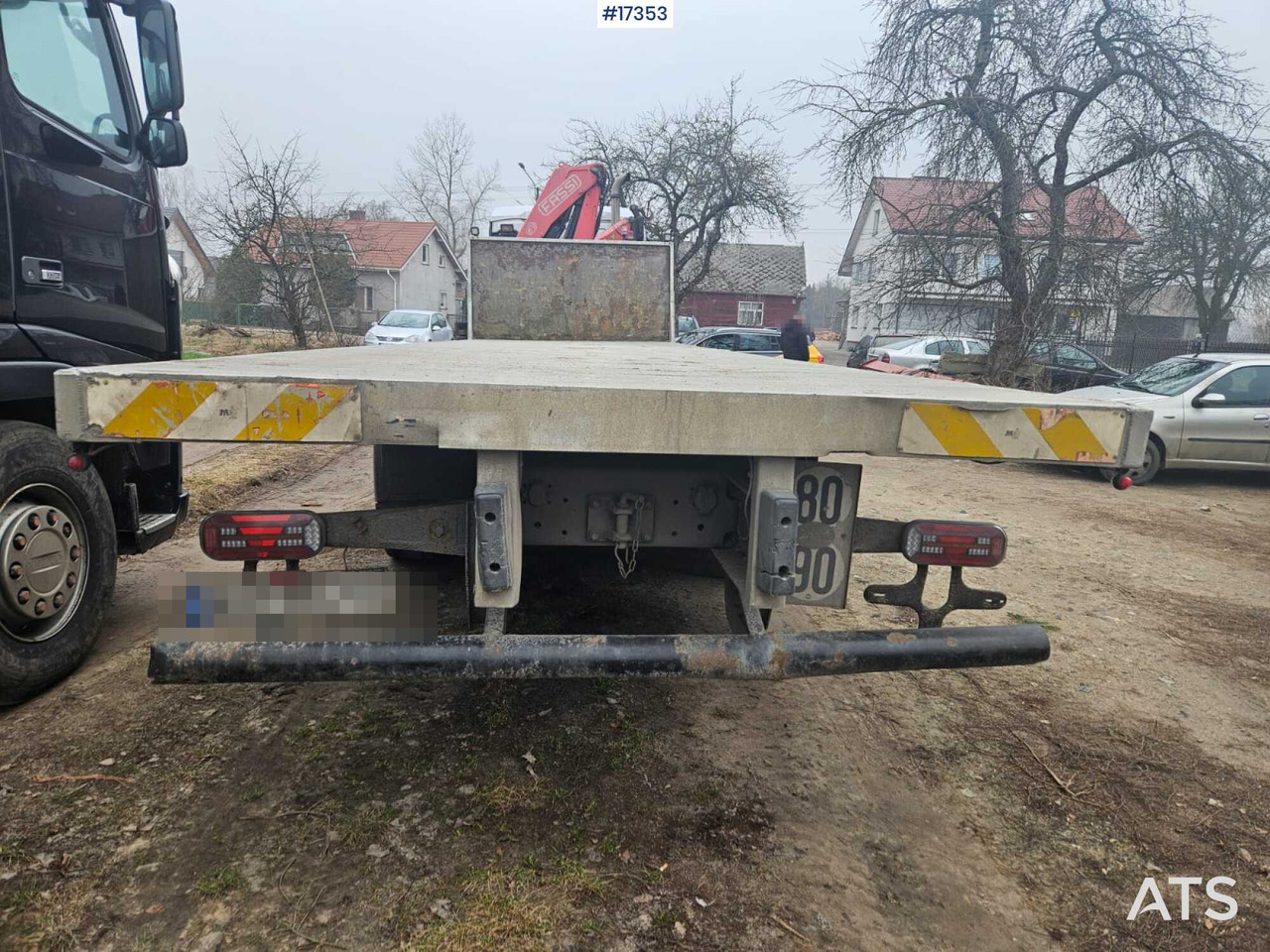 Φορτηγό με γερανό 2008 DAF 26.360 HDS FASSI: φωτογραφία 10