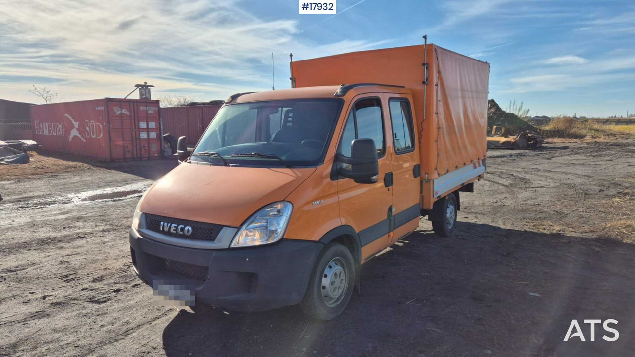 IVECO 35S14D double cab with box body (2011) - Επαγγελματικό αυτοκίνητο με μουσαμά, Διπλοκάμπινο ελαφρύ επαγγελματικό: φωτογραφία 5 IVECO 35S14D double cab with box body (2011) - Επαγγελματικό αυτοκίνητο με μουσαμά, Διπλοκάμπινο ελαφρύ επαγγελματικό: φωτογραφία 5