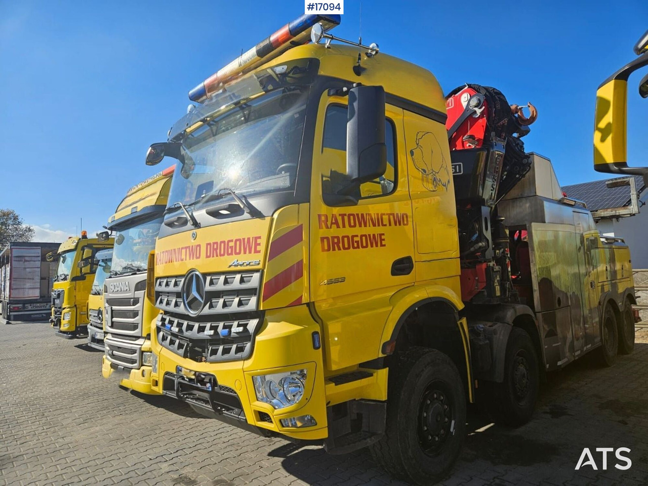 Specjalistyczny pojazd ratunkowy Mercedes Benz Arocs 4853 8x8 (2021) - Φορτηγό ρυμούλκησης: φωτογραφία 2 Specjalistyczny pojazd ratunkowy Mercedes Benz Arocs 4853 8x8 (2021) - Φορτηγό ρυμούλκησης: φωτογραφία 2