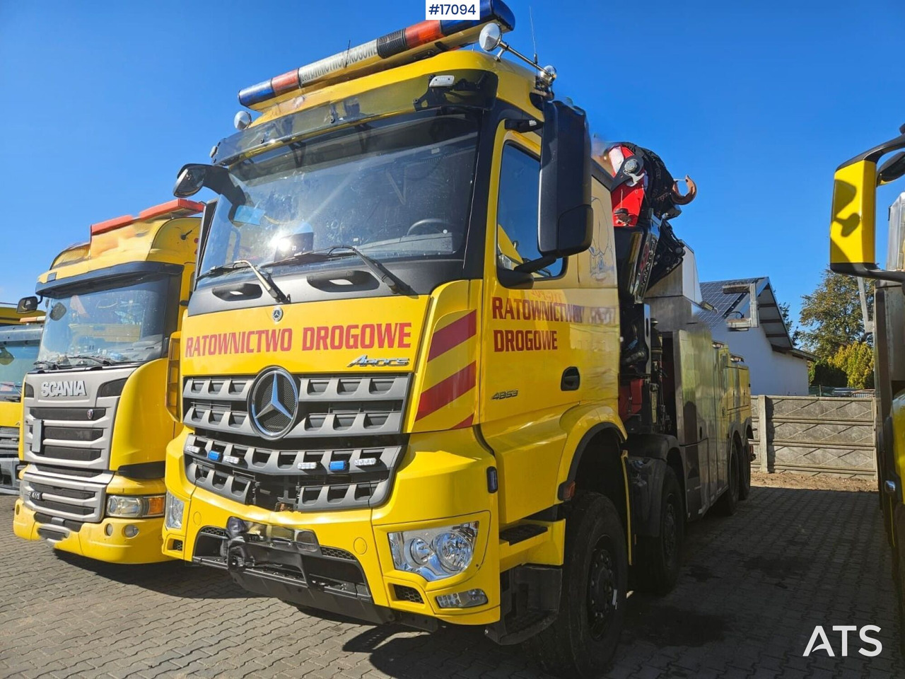 Specjalistyczny pojazd ratunkowy Mercedes Benz Arocs 4853 8x8 (2021) - Φορτηγό ρυμούλκησης: φωτογραφία 5 Specjalistyczny pojazd ratunkowy Mercedes Benz Arocs 4853 8x8 (2021) - Φορτηγό ρυμούλκησης: φωτογραφία 5