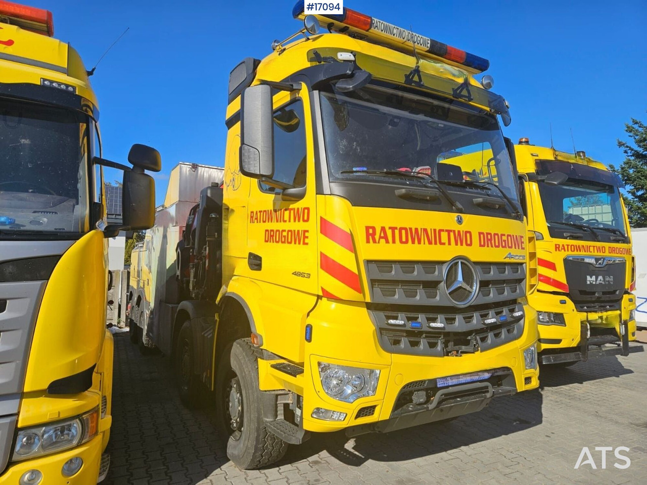 Specjalistyczny pojazd ratunkowy Mercedes Benz Arocs 4853 8x8 (2021) - Φορτηγό ρυμούλκησης: φωτογραφία 4 Specjalistyczny pojazd ratunkowy Mercedes Benz Arocs 4853 8x8 (2021) - Φορτηγό ρυμούλκησης: φωτογραφία 4