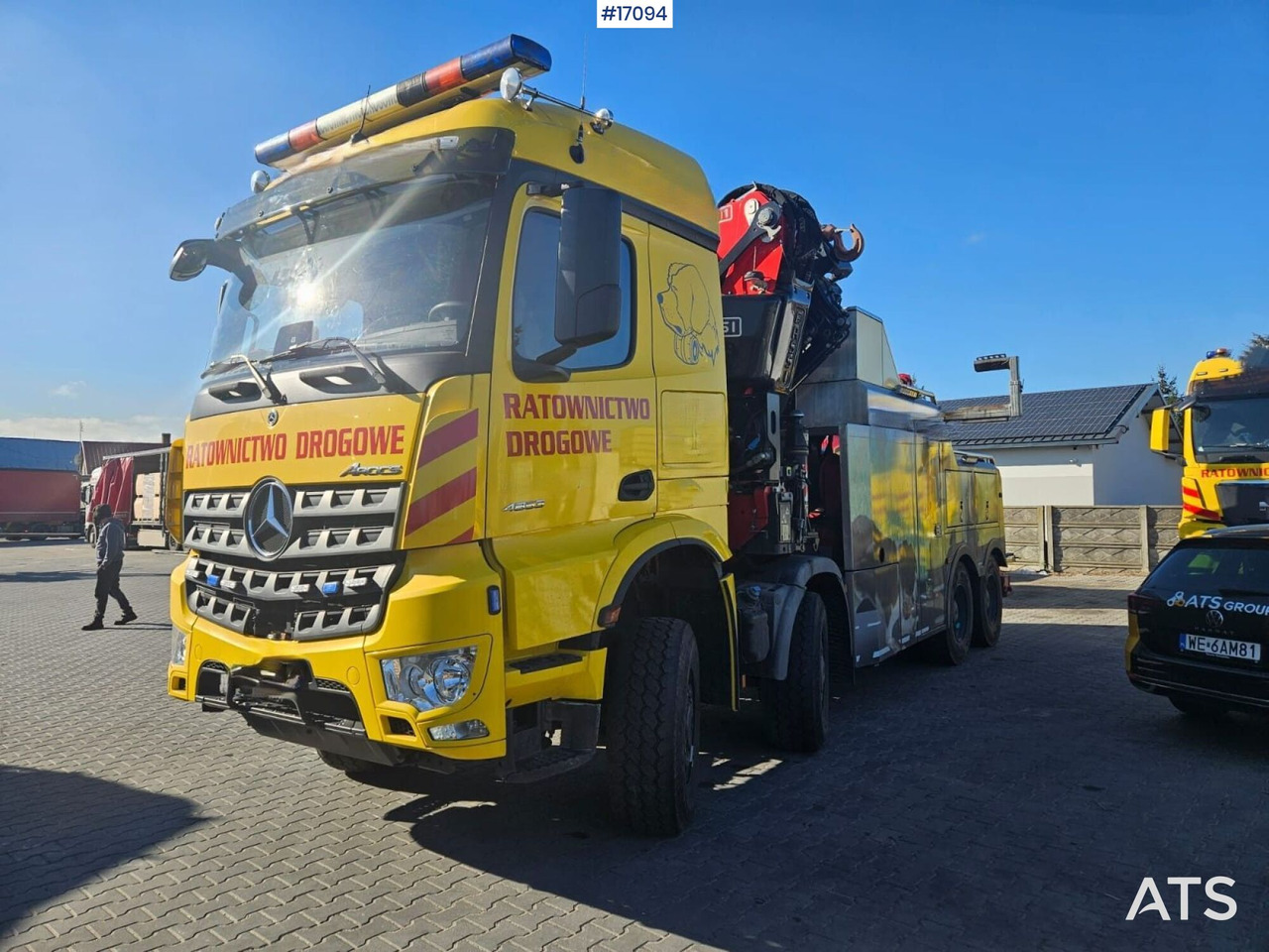 Specjalistyczny pojazd ratunkowy Mercedes Benz Arocs 4853 8x8 (2021) - Φορτηγό ρυμούλκησης: φωτογραφία 1 Specjalistyczny pojazd ratunkowy Mercedes Benz Arocs 4853 8x8 (2021) - Φορτηγό ρυμούλκησης: φωτογραφία 1
