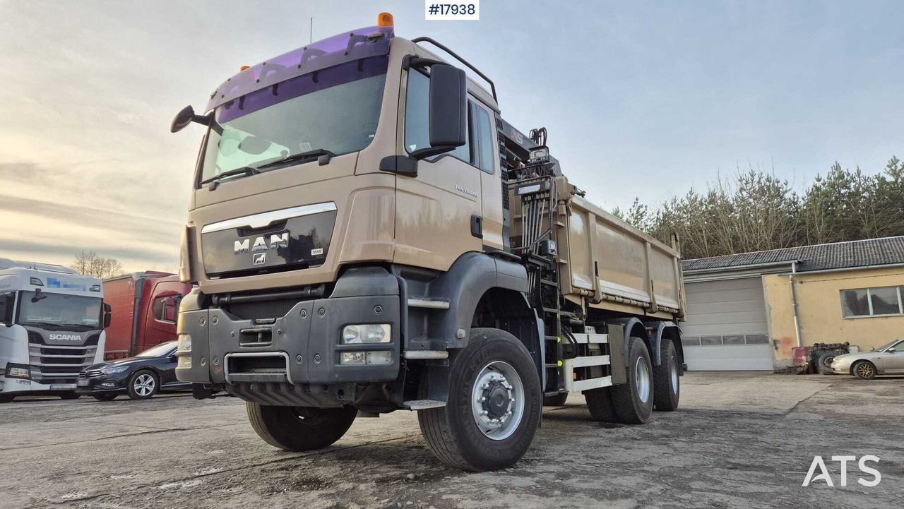 Tipper MAN TGS 33.400 6x4 HDS HIAB 144 DS-2 DUO (2009) - Φορτηγό ανατρεπόμενο, Φορτηγό με γερανό: φωτογραφία 2 Tipper MAN TGS 33.400 6x4 HDS HIAB 144 DS-2 DUO (2009) - Φορτηγό ανατρεπόμενο, Φορτηγό με γερανό: φωτογραφία 2