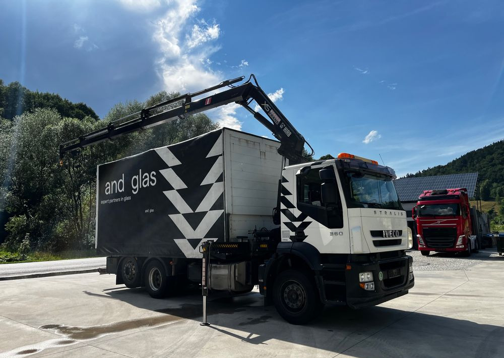 Iveco Stralis 360 // HIAB 144 E4 HIDUO + Radio // Zabudowa 6m // Oś podnoszona - Τράκτορας: φωτογραφία 2 Iveco Stralis 360 // HIAB 144 E4 HIDUO + Radio // Zabudowa 6m // Oś podnoszona - Τράκτορας: φωτογραφία 2