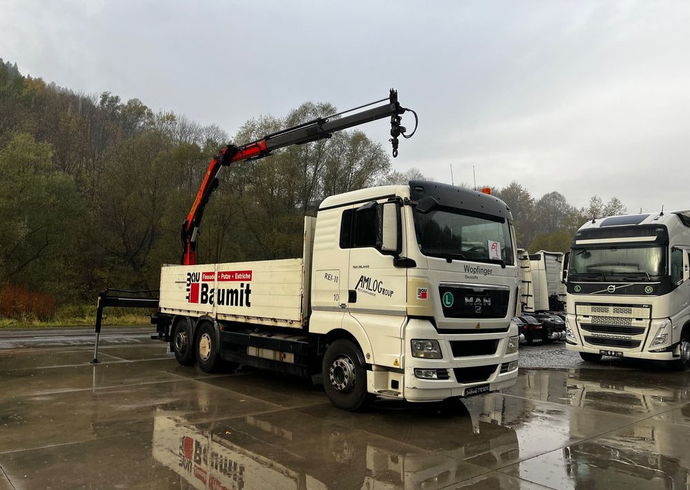 MAN TGX 26.440 // 2009 // Palfinger PK 12001EH Radio // Oś skrętna i podnoszona // - Φορτηγό με ανοιχτή καρότσα, Φορτηγό με γερανό: φωτογραφία 3 MAN TGX 26.440 // 2009 // Palfinger PK 12001EH Radio // Oś skrętna i podnoszona // - Φορτηγό με ανοιχτή καρότσα, Φορτηγό με γερανό: φωτογραφία 3