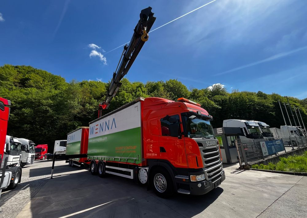 Scania G420 // Tandem // HDS Palfinger 18002 EH // Przyczepa // Oś skrętna podnoszona // Video !!! - Φορτηγό μουσαμάς, Φορτηγό με γερανό: φωτογραφία 2 Scania G420 // Tandem // HDS Palfinger 18002 EH // Przyczepa // Oś skrętna podnoszona // Video !!! - Φορτηγό μουσαμάς, Φορτηγό με γερανό: φωτογραφία 2