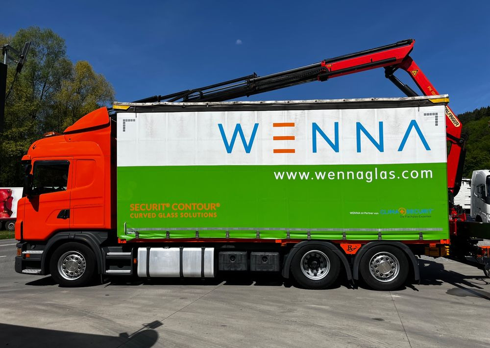 Scania G420 // Tandem // HDS Palfinger 18002 EH // Przyczepa // Oś skrętna podnoszona // Video !!! - Φορτηγό μουσαμάς, Φορτηγό με γερανό: φωτογραφία 3 Scania G420 // Tandem // HDS Palfinger 18002 EH // Przyczepa // Oś skrętna podnoszona // Video !!! - Φορτηγό μουσαμάς, Φορτηγό με γερανό: φωτογραφία 3
