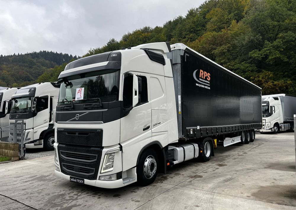 Volvo FH 500 Mega 2016 Rok + Fliegl 2017 // Oś podnoszona // Zestaw ! - Τράκτορας, Επικαθήμενο κουρτίνα: φωτογραφία 3 Volvo FH 500 Mega 2016 Rok + Fliegl 2017 // Oś podnoszona // Zestaw ! - Τράκτορας, Επικαθήμενο κουρτίνα: φωτογραφία 3