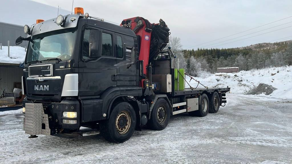 MAN TGS 35.480 8x4 60 tm HMF crane - Φορτηγό με γερανό: φωτογραφία 1 MAN TGS 35.480 8x4 60 tm HMF crane - Φορτηγό με γερανό: φωτογραφία 1