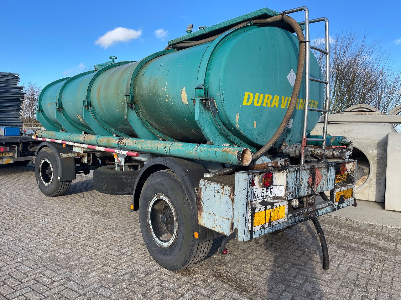 Burg Bitumen tank inox 14.000L - Ρυμούλκα βυτίο: φωτογραφία 2 Burg Bitumen tank inox 14.000L - Ρυμούλκα βυτίο: φωτογραφία 2